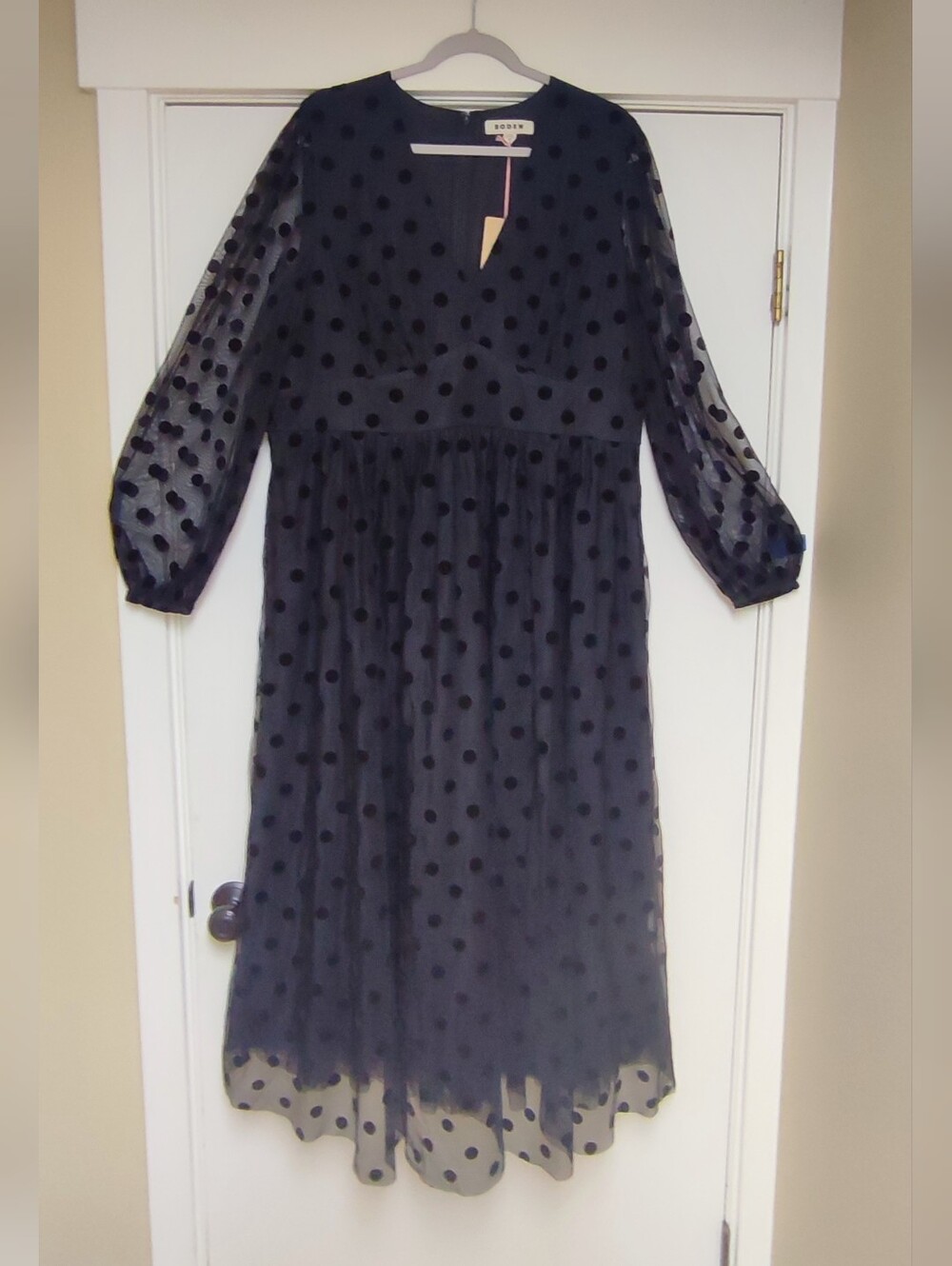 Boden Tulle Polka Dot Dress Size 20/22